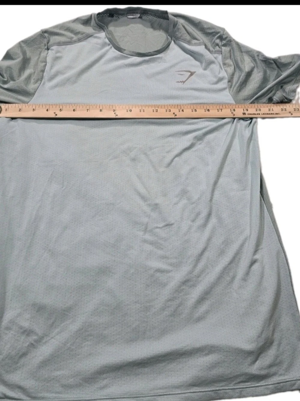 Gymshark Men’s Grey Performance Short Sleeve Tee